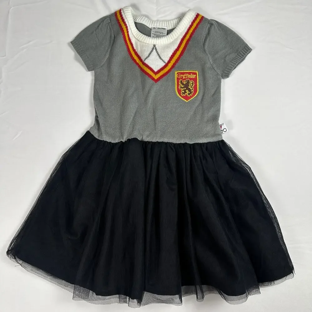 Wizarding World Of Harry Potter Gryffindor Cosplay Tulle Dress Sz 5T